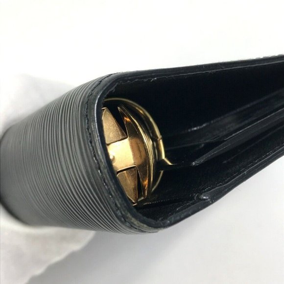 LOUIS VUITTON Epi AgendaMM cover case Notebook cover Epi Leather Black - Picture 14 of 15